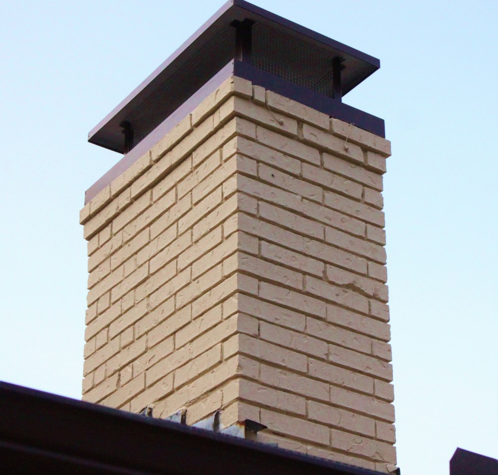 Finally Our Chimney Matches the Rest of the Cavender House