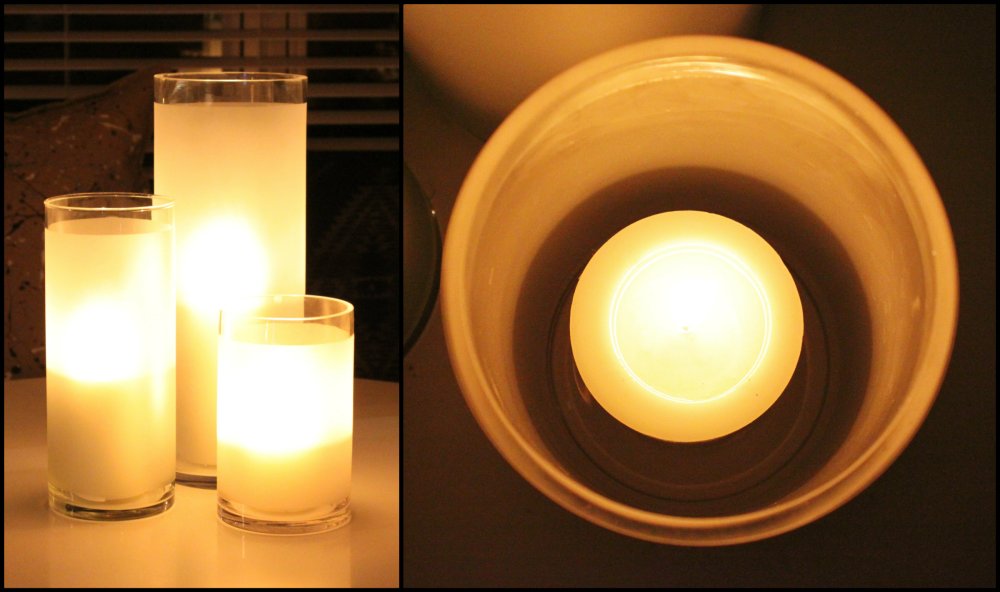 Frosted Hurricane at Night Collage