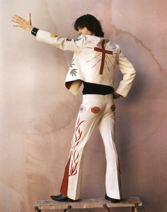 Gram Parsons in his famous Golden Pallace of Sin Nudie Suit