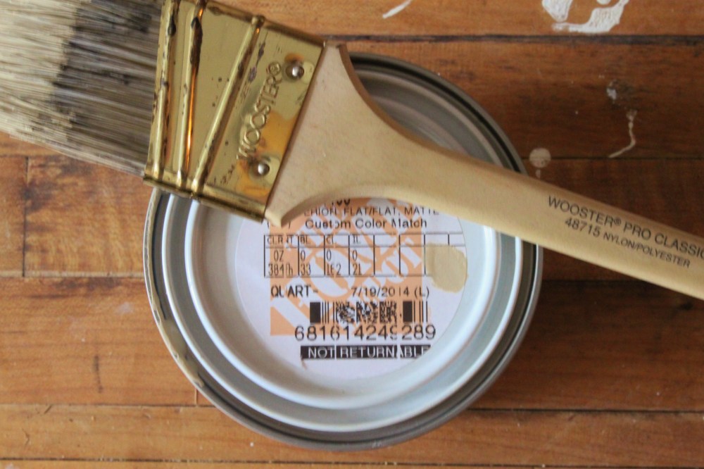 Home Depot Color Matched the Vanilla Paint on our House