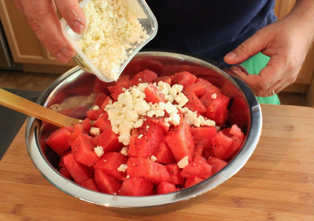 Lightly Sprinkle on the Feta Cheese