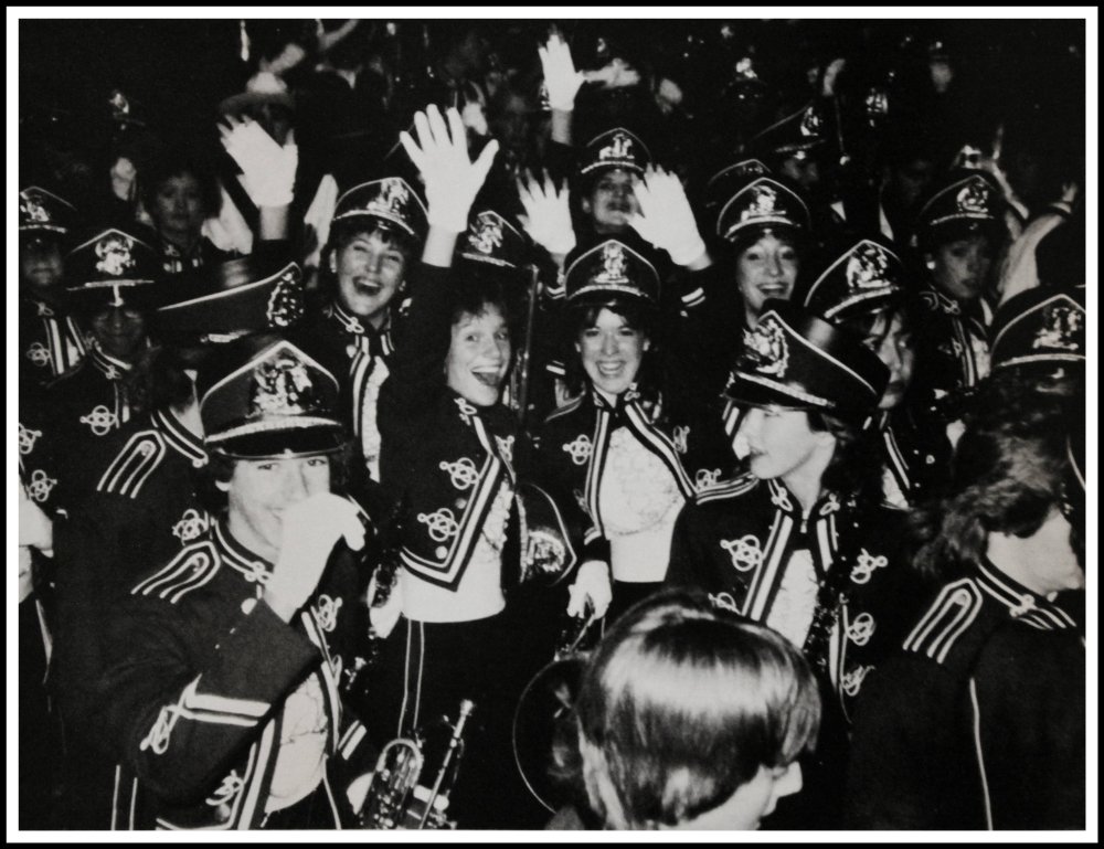 Marcus High School Band Waving
