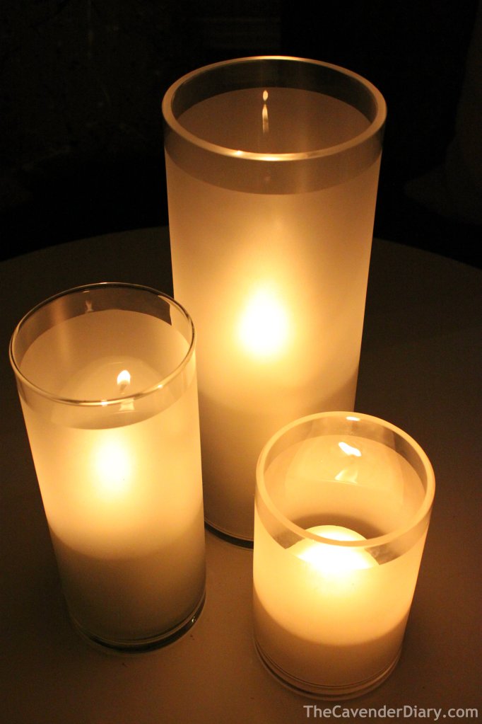 So Easy Frosted Glass Hurricanes