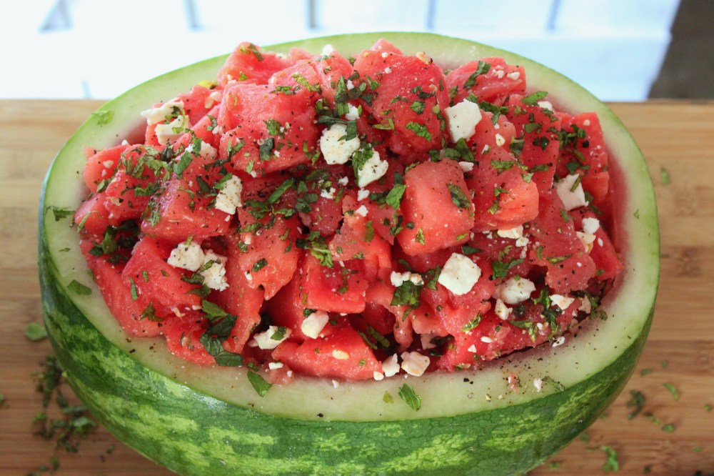Watermelon Mint & Feta Salad from the Cavender Diary