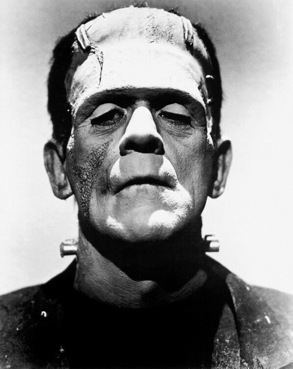 Boris Karlof as the Frankenstein Monster