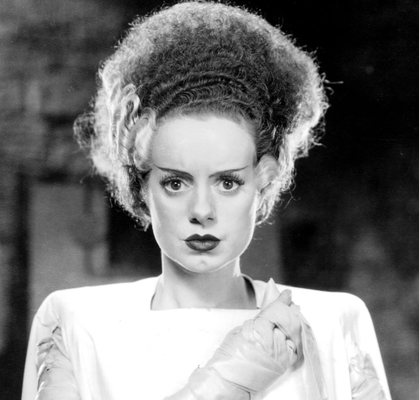 Elsa Lanchester as the Bride of Frankenstein