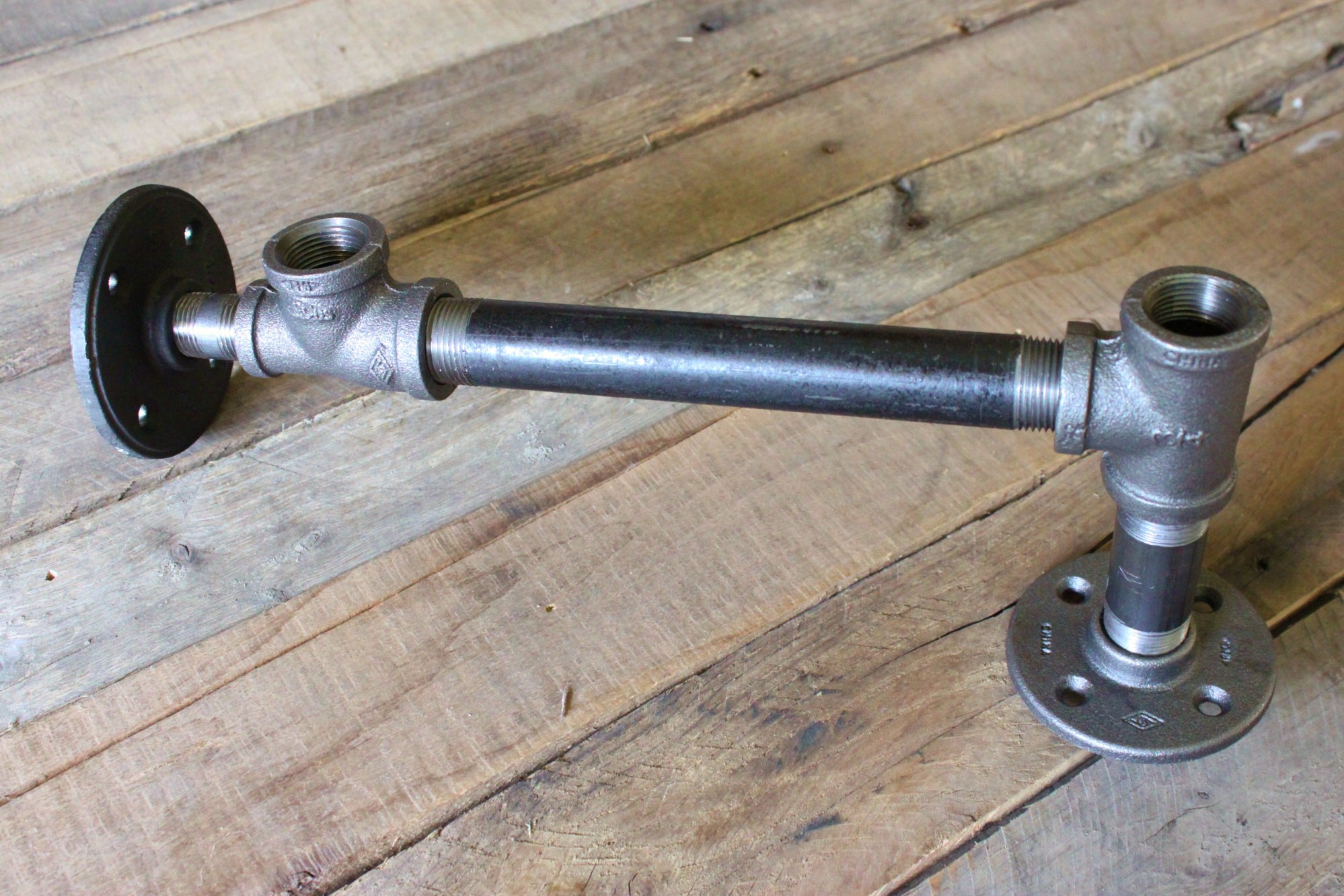 Pipe Shellen How to Build Plumbing Pipe Shelves | THE CAVENDER DIARY