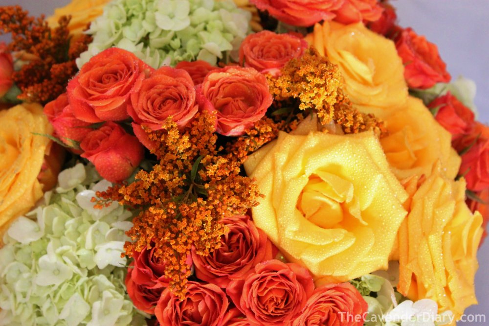 Close Up of the Pumpkin Arrangement from the Cavender Diary