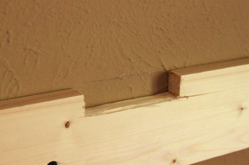 I Knotch Out My Cleat for the Supports