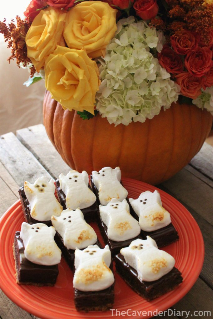 Plater of Ghost Brownies from the Cavender Diary Boys
