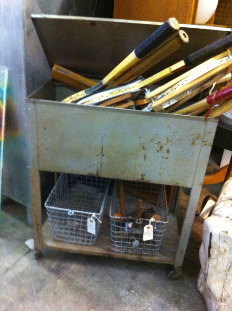 Rolling Galvanized Box Cart with Lid