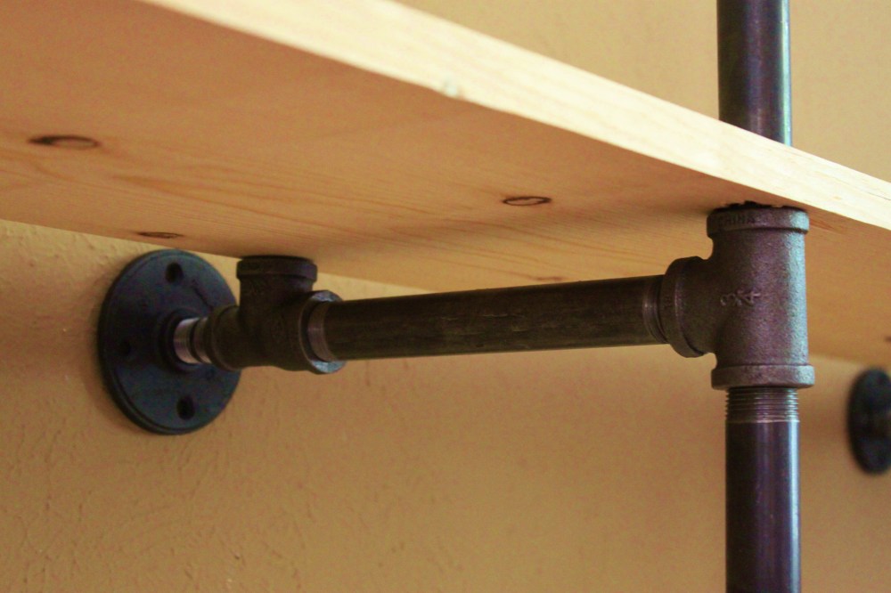 The Shelf Rests on Top of the 2 Ts