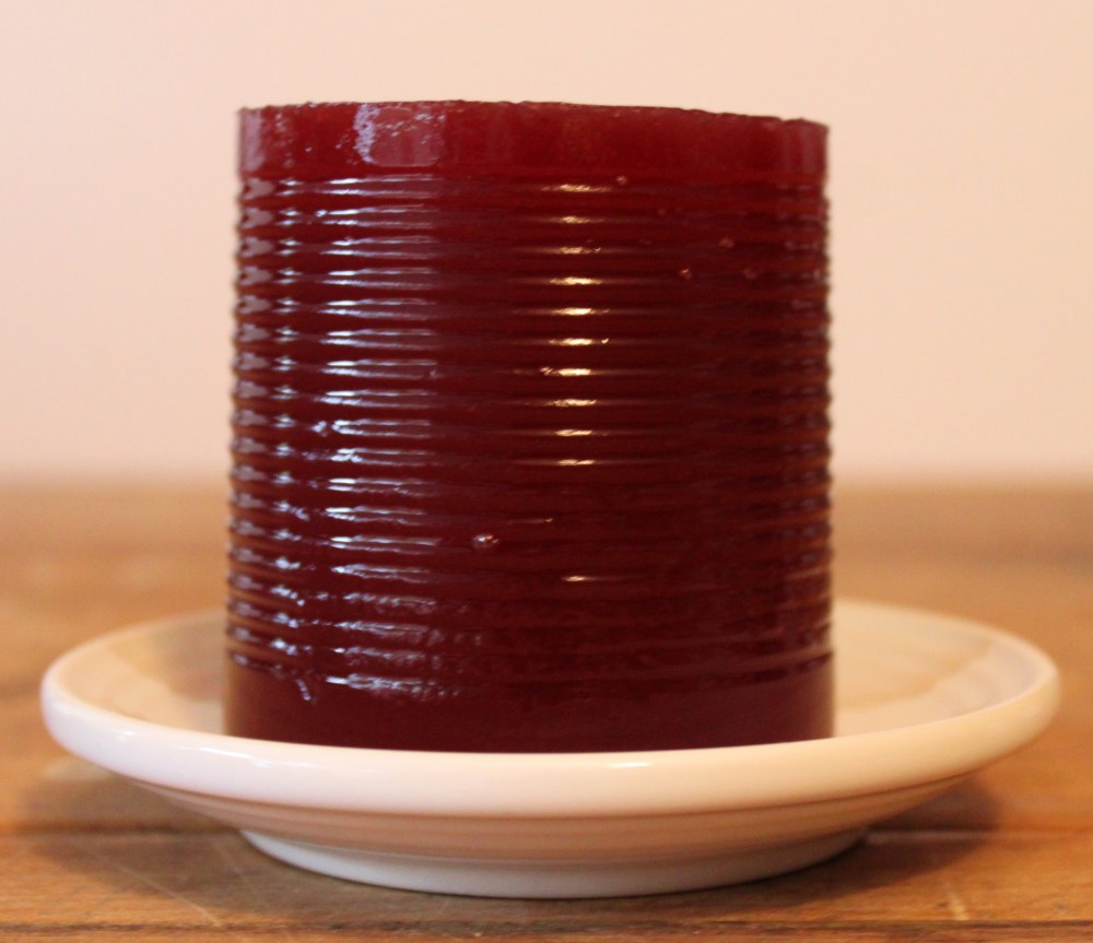 Cranberry Sauce from a Can