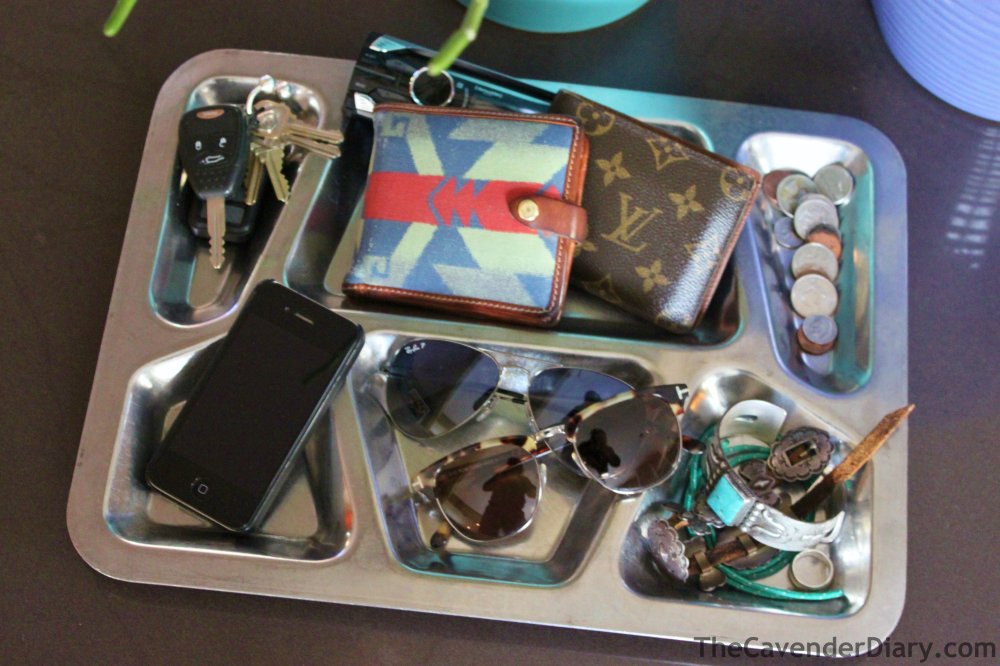 Mess Hall Tray as Organizer