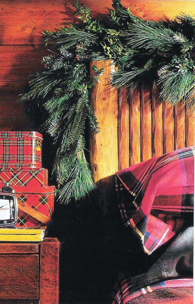 Garland Detail on Bed in Anthony Baratta's Cabin