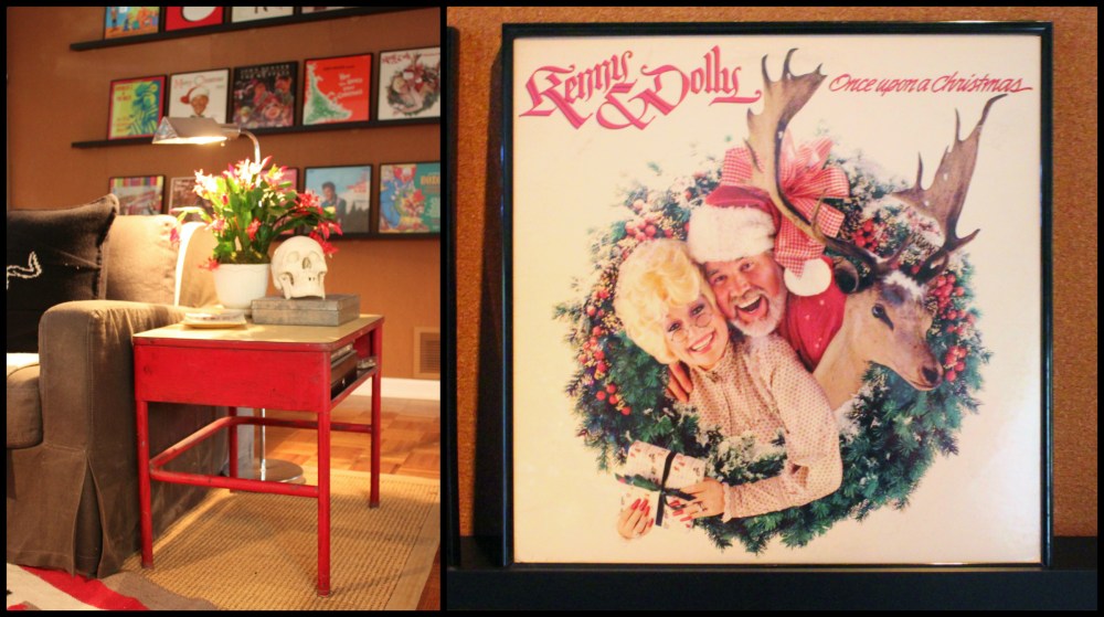 Record Album Wall Collage