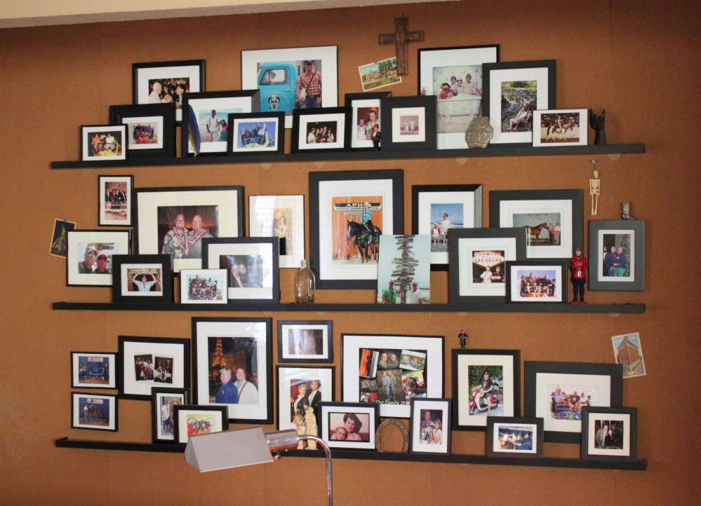 The Wall of Pictures in the Front Living Room