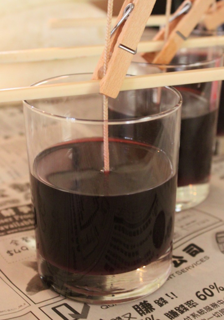 Use a Chopstick and Clothes Pin to Hold the Wick in Place