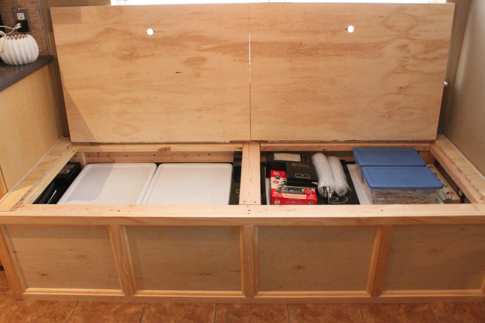 Radko Ornaments Stored in Tubs in the Banquet