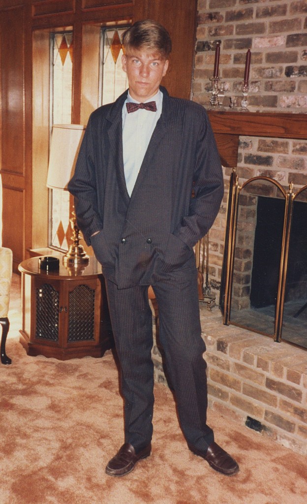 James in the Chess King Suit - 1985