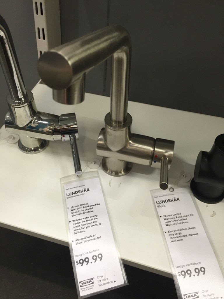 Lundskar Stainless Faucet from Ikea
