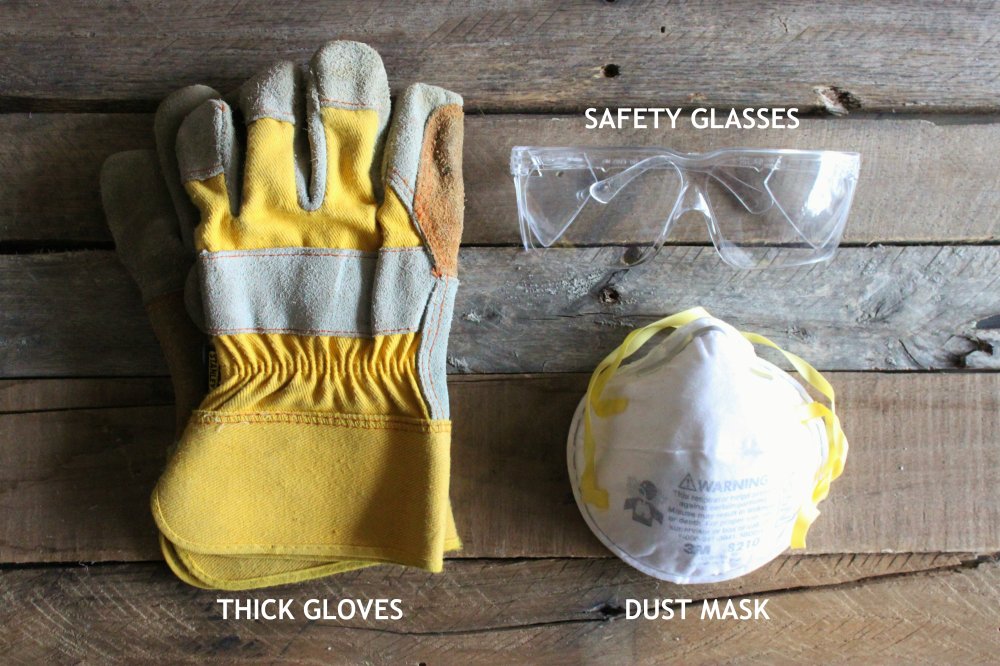 Safety Gear for Bathroom Demolition