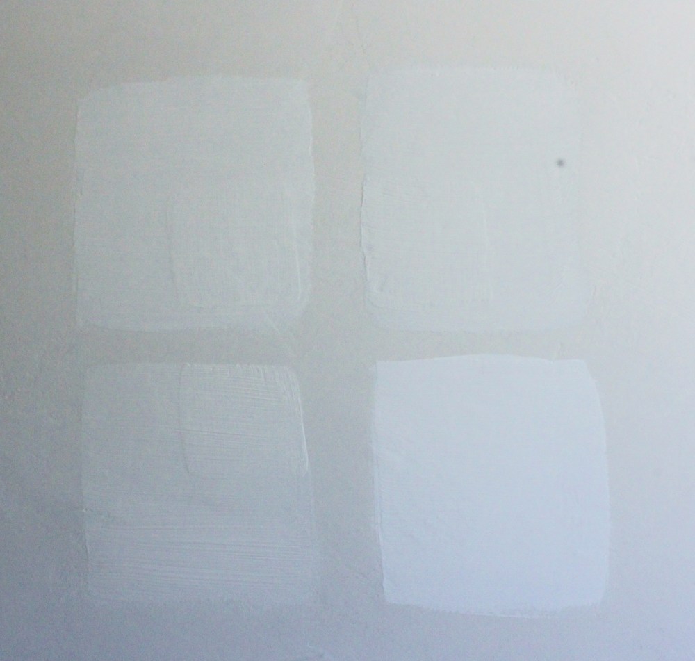 4 Bathroom White Paints in Daylight