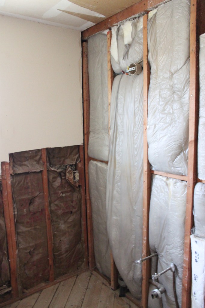 Master Bathroom Sink Area Demolished