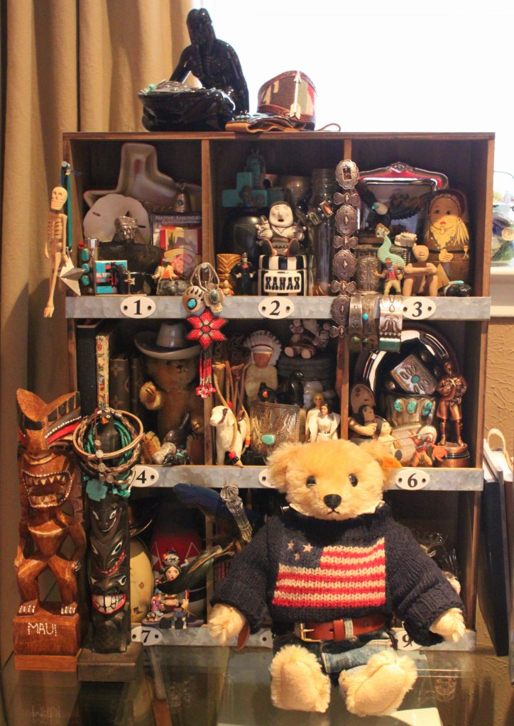 Target Cubby Box on my Desk Filled to the Brim with Treasures