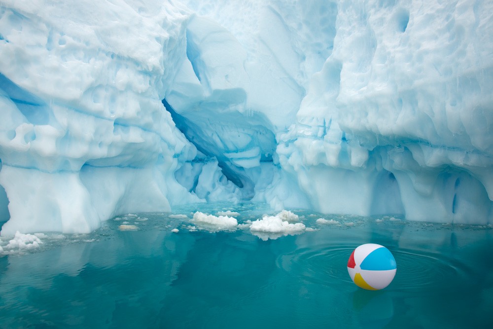 Beach Ball Iceberg Horizontal by Gray Malin