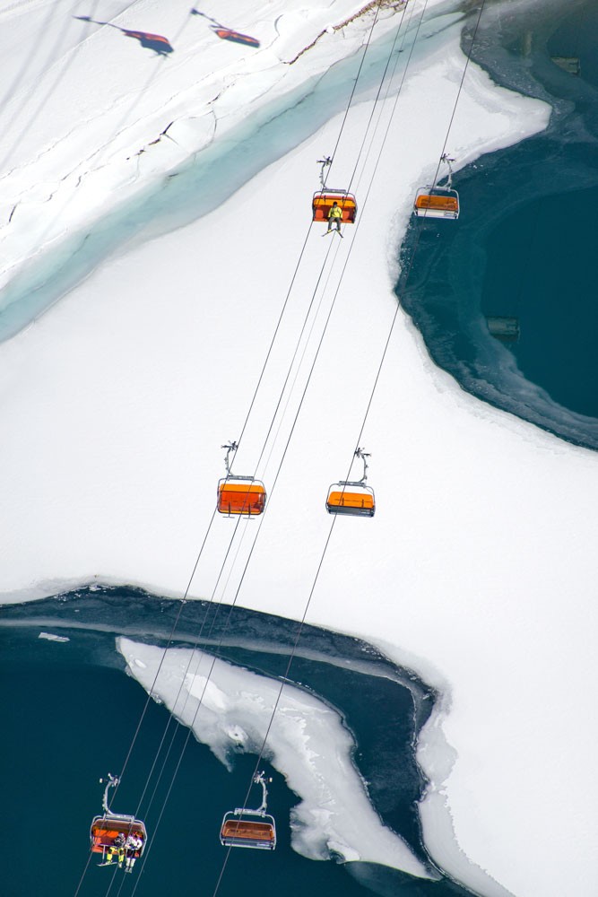 canyon ski lift park city by Gray Malin