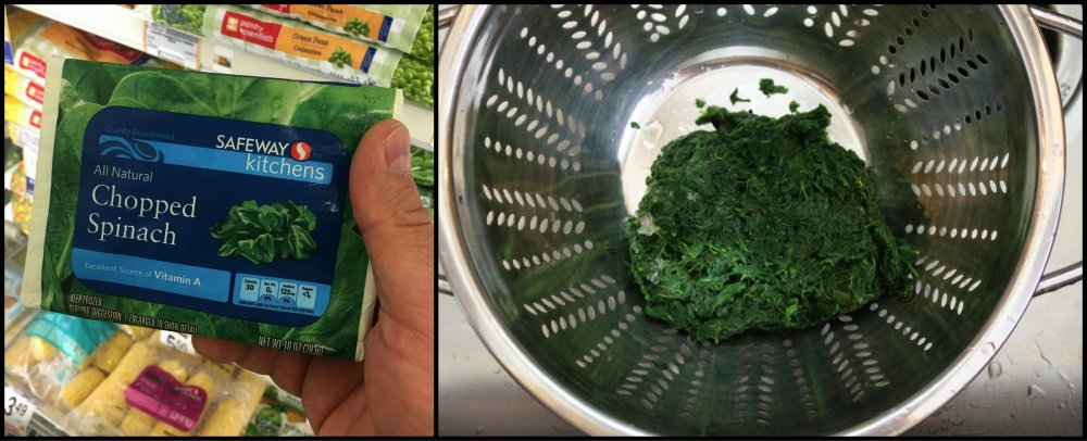 Frozen Spinach Collage