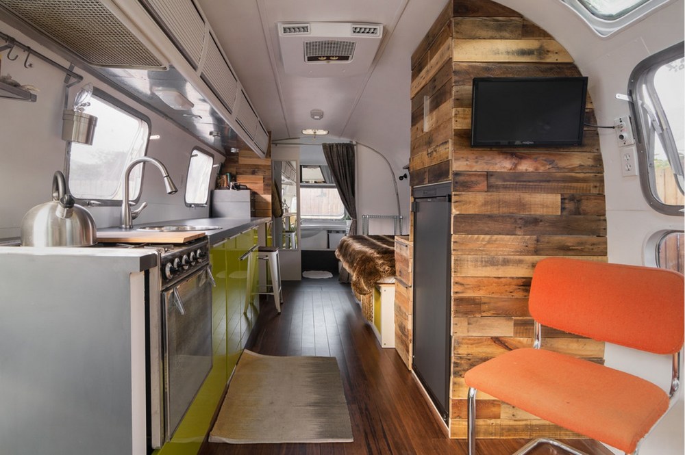 Interior of Refurbished Airstream