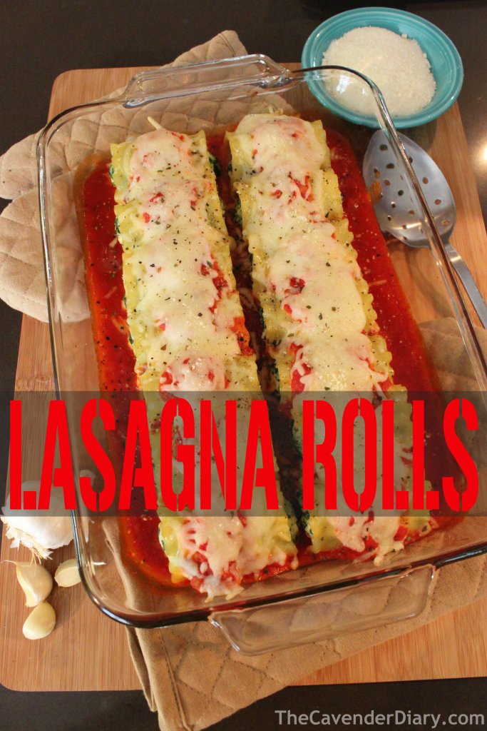 Lasagna Rolls from the Cavender Diary Boys