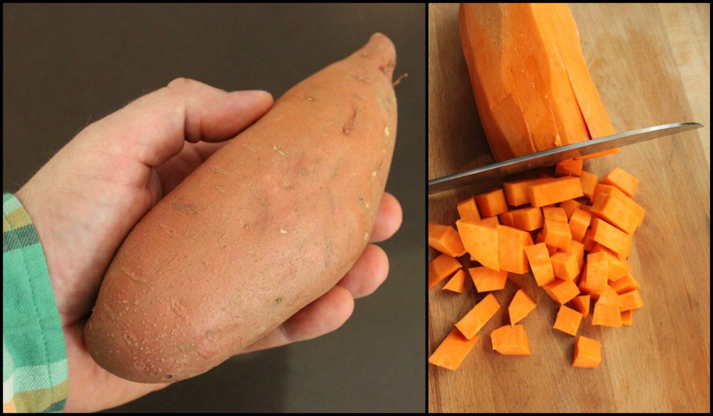 Perfect Size Sweet Potato Collage