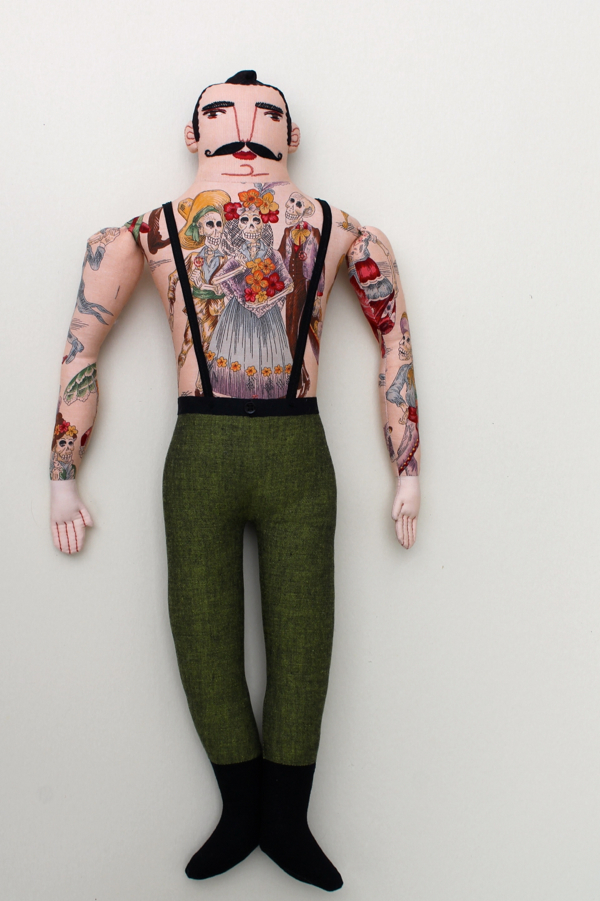 Mimi Kirchner Mustached Strongman