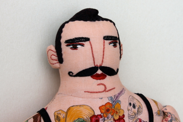 Face Detail on Mimi Kirchner Doll