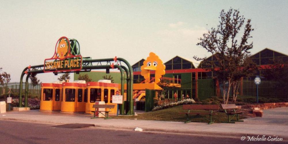Big Bird Bridge at Sesame Place in Irving Texas