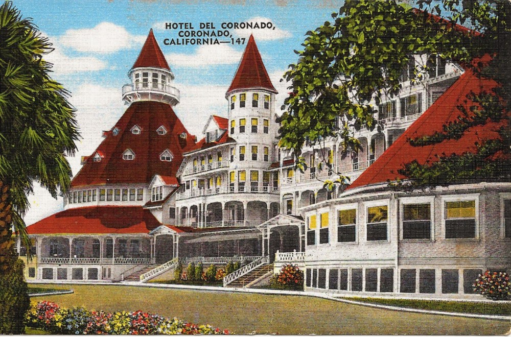 Hotel Del Coronado Vintage Postcard
