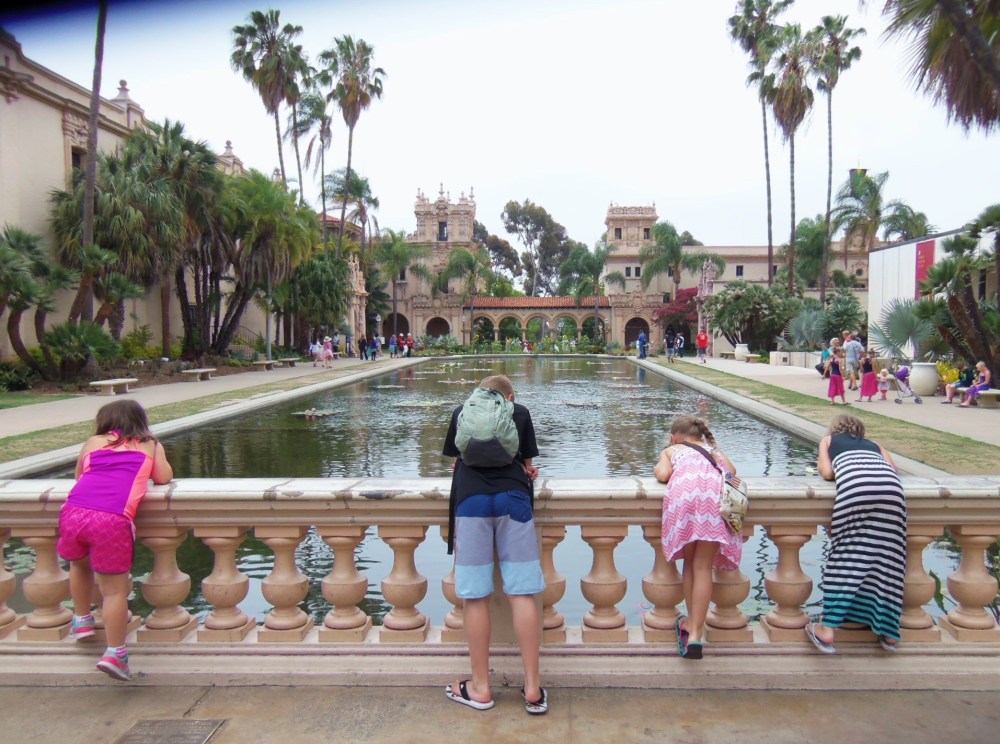 Kids Leaning Over the Railings