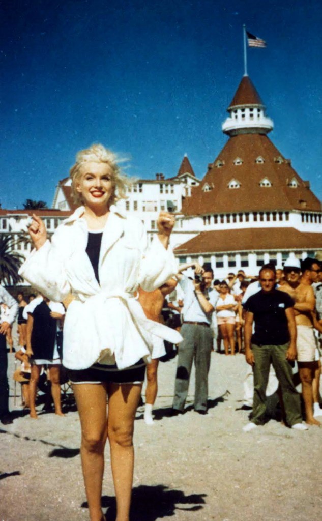 Marilyn at the Hotel Del Coronado
