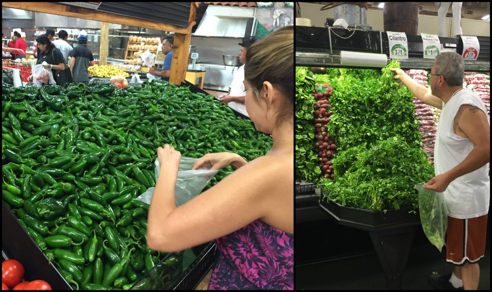 Mexican Grocery Store Produce Collage