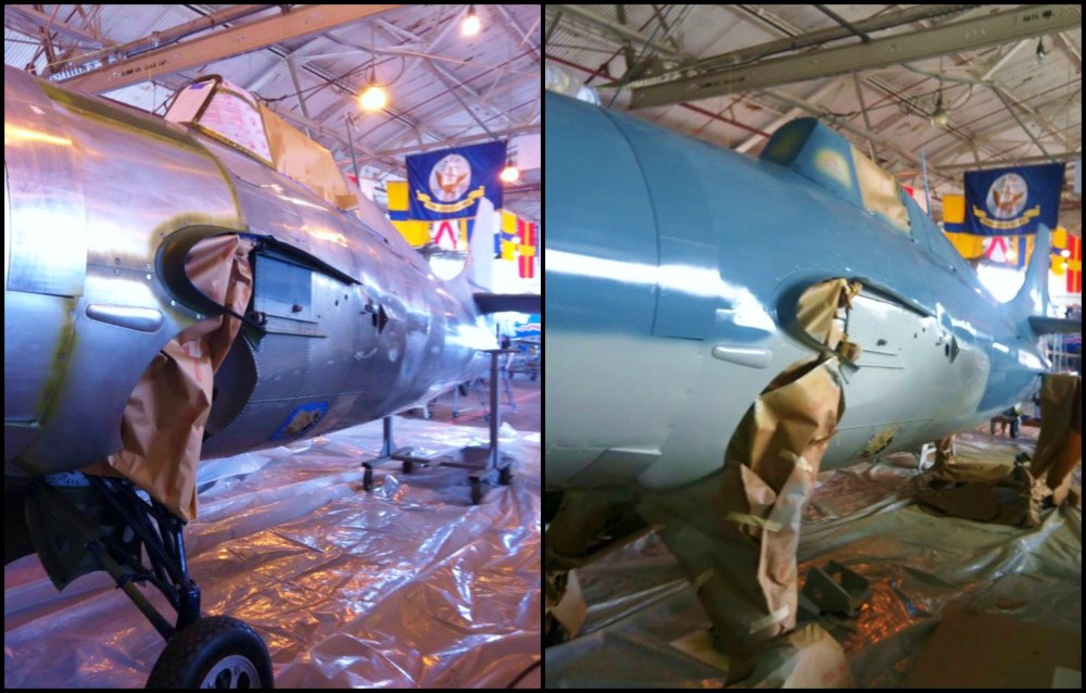 Painting the F4F Wildcat Collage