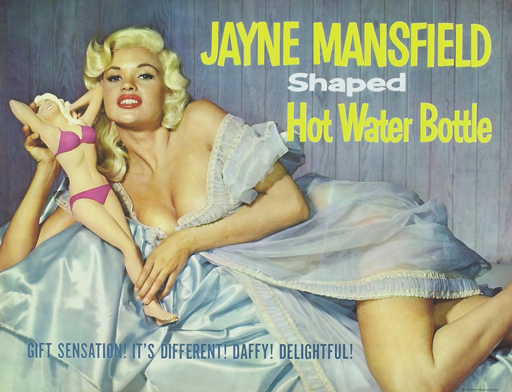 Jayne Mansfield Water Bottle Add