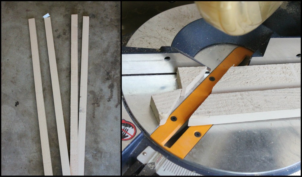 Primed Cedar and a few 45 Degree Cuts Collage