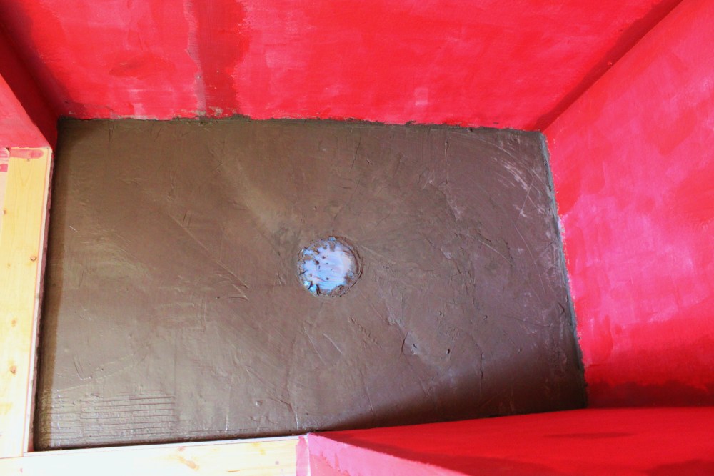 Our Finished Shower Pan