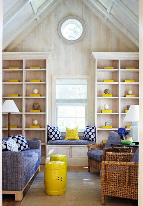 Shots of Yellow in a Neutral Room