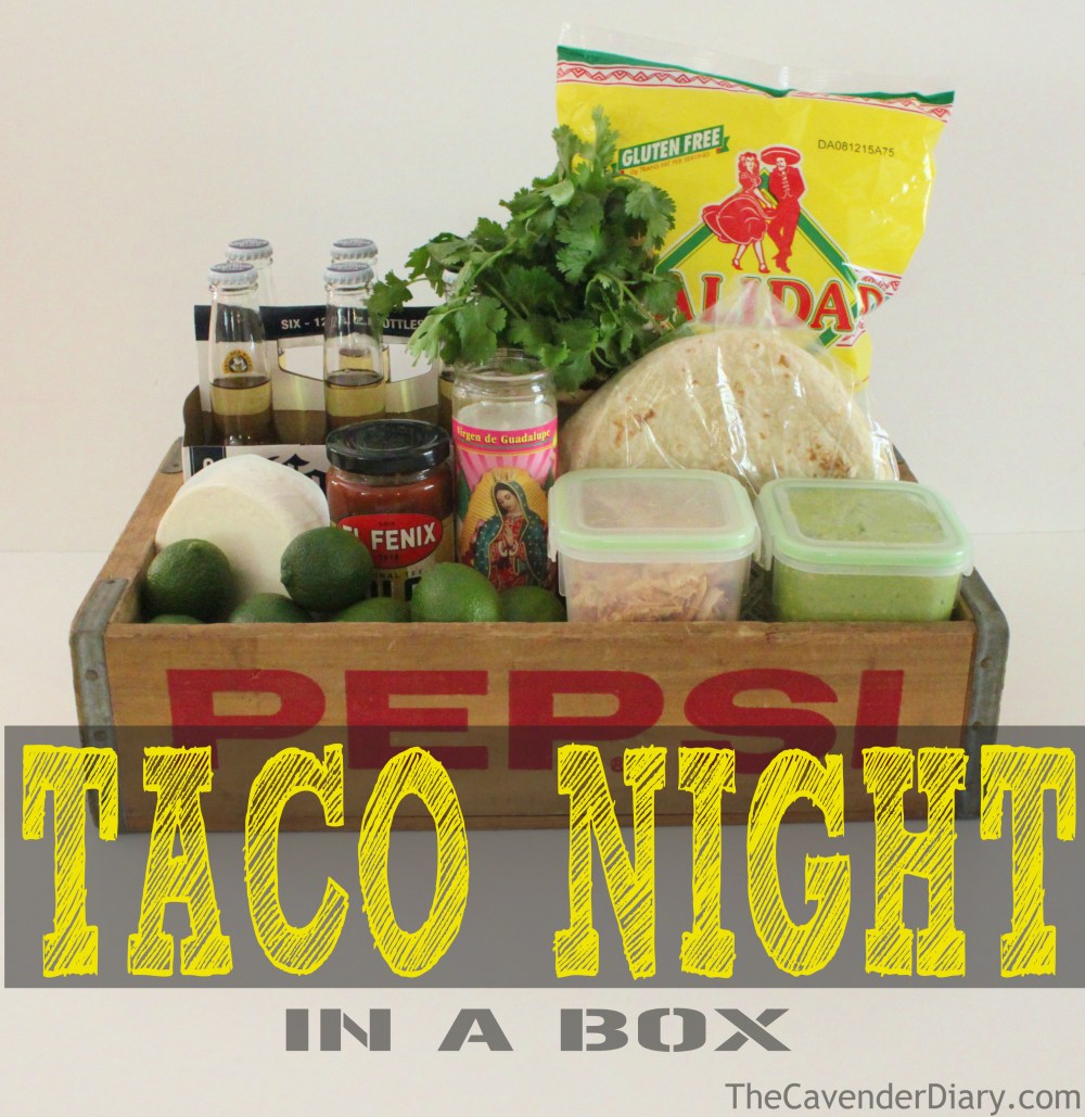 Taco Night in a Box from the Cavender Diary Boys