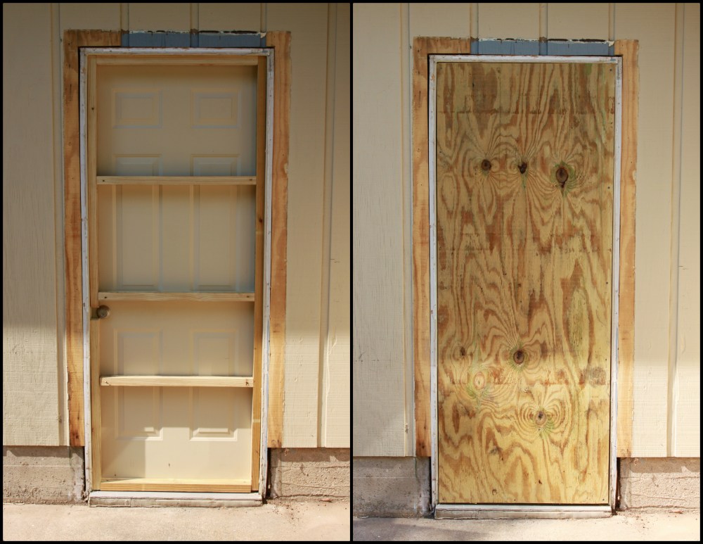 Covering the Garage Door Collage