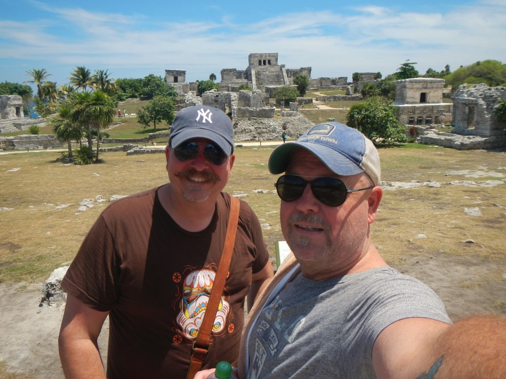 James and Jamie Selfie at Tulum